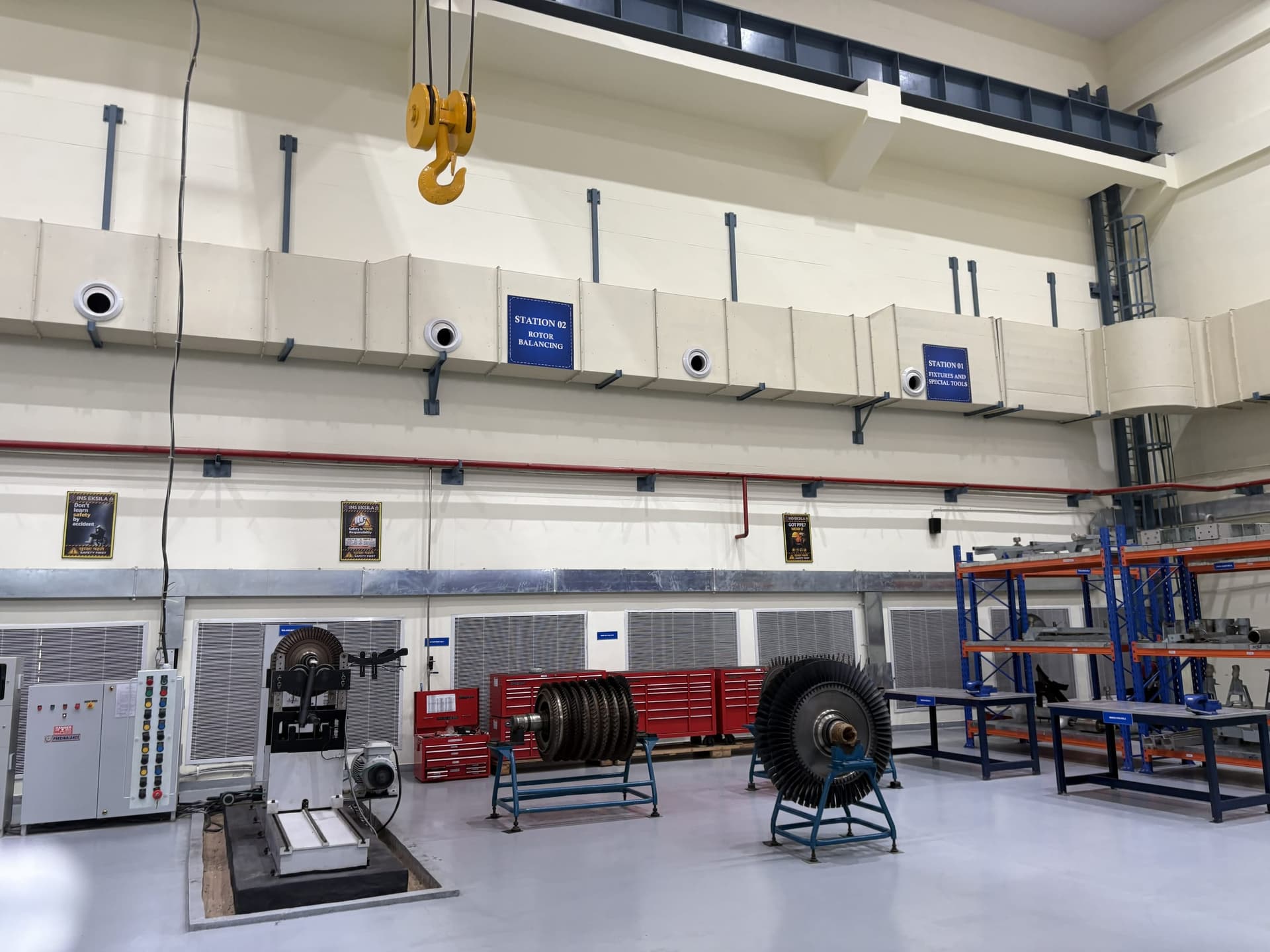 Intermediate Level Maintenance Centre for LM 2500 Gas Turbines - INS Eksila